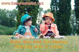 We may earn commission from links on this page, but we only recommend products we back. Best Baby Names Starting With G Letter Babynamelist Xyz Baby Name List Choose Your Baby S Name