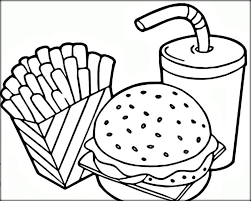 But if you've run out of clean coloring books, or don't want to add anymore to your already vast collection, free coloring pages are the way to go. New Coloring Pages Of Junk Food Healthy Food And Fruits Picture Whitesbelfast Com
