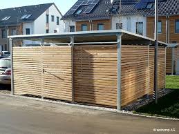 Gerate Garten Und Mulltonnenhauser Aus Stahl Vom Carport Profi Mulltonnenhauschen Haus Gartenhaus