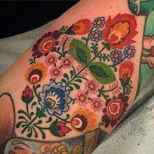 Image Result For Ukrainian Embroidery Tattoo Embroidery Tattoo Tattoos Swedish Tattoo