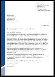 Bei einer bewerbung um einen ausbildungsplatz ist kein anschreiben mehr nötig. Die Bewerbung Zur Ausbildung Automobilkaufmann Automobilkauffrau Ausbildungspark Verlag