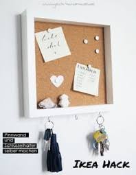 Diy Ikea Hack Ribba Pinnwand Mit Schlusselhalter Ikea Bilderrahmen Ikea Bilderrahmen Ribba Ikea Diy