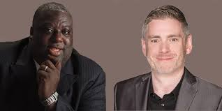 Bishop David Cooper and Brian Alarid