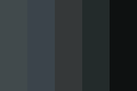 Soft Black Color Palette Dark Color Palette Black Color Palette Grey Colour Chart