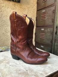 Tony Lama Vintage Mens Size 8 1 2 Cowboy Boot Vintage Tony Lama Style 7044 Mens Vintage 1980s Tony Lama Boots Made In The Usa