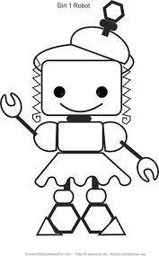Gir Robot Form Coloring Pages In 2020 Valentines Day Coloring Page Valentines Day Coloring Coloring Pages For Kids
