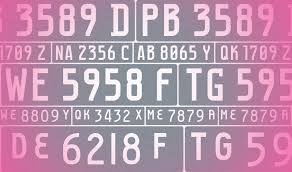 Hari ini semuanya di hujung jari. A Standardised Number Plate Typeface For Malaysia