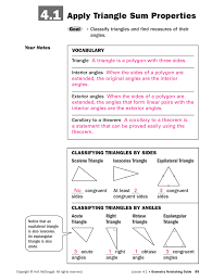 Therefore, by using triangle angle sum theorem. Apply Triangle Sum Properties