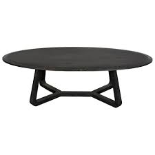 Contemporary coffee tables come in all sort of shapes such as round, square, rectangular, oval, or abstract. Nathan Contemporary Oval Charcoal Black Coffee Table Sadler S Home Furnishings Cocktail Coffee Tables