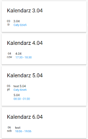 Lovelace Advanced Calendar Card Lovelace Frontend Home Assistant Community