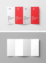 4 Fold Brochure Mockup In 2020 Graphic Design Freebies Brochure Mockup Free Free Packaging Mockup