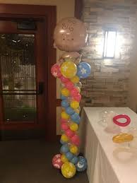 Baby Shower Balloon Tower Baby Shower Balloons Balloon Tower Baby Shower