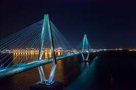 The bridge has a main span of 1,546. Ravenel Bridge Sc Picture Project