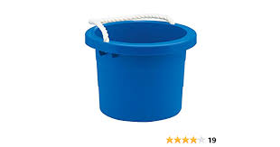 Forget about rusty metal handles! Amazon Com United Solutions Tu0294 2 5 Gallon Rope Handle Pail In Blue Home Kitchen
