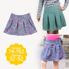 Um einen einfachen rock nähen zu können brauchst du kein schnittmuster! Retro Rock Nahen Mit Schnittmuster Faltenrock Gisela Kullaloo