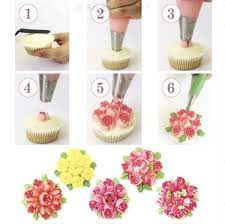 Russian Tulip Tips 7pcs Set Cake Decorating Techniques Wedding Cupcakes Decoration Flower Cupcakes