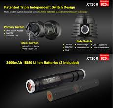 Klarus Upgraded Xt30r Super Bundle W Xt30r Led Handheld Rechargeable Flashlight 18650 Battery Usb Cable Lanyard Hols Rechargeable Flashlight Wall Adapters Led