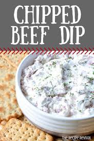 Chipped Beef Dip The Recipe Revival Appetizers Recipe Chipped Beef Dip Beef Dip Chipped Beef