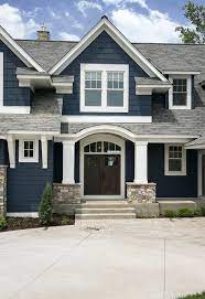 Fyi, the color of the wall siding of this house is dark blue. Pin On New House Exterior