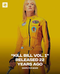 Quentin Tarantino's 'KILL BILL: VOL. 1' released 22 years ago today. 🎬🐐