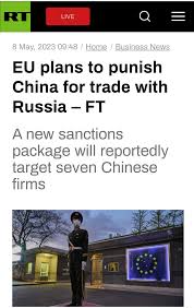 China added 14 European Union entities, including Lafert SpA and  Rheinmetall AG, to its export control list, effective immediately, as a  countermeasure against the bloc's newly unveiled 21st round of Russia  sanctions,