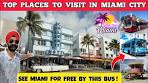 Miami bus tour - Miami hop on hop off tour bus | Big bus tour ... - YouTube