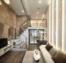 Check out these small house pictures and plans that maximize both function and style! Luxurious Compact Modern Condo Apartment With Double Height Ceiling Idesignarch Interior Design Architecture Interior Decorating Emagazine