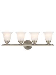 4 Light Brushed Nickel Bath Light 1f0yx J Landon