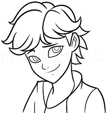 Color the pictures online or print them to color them with your paints or crayons. Draw Adrien Agreste Step By Step Step By Step Drawing Guide By Dawn Dragoart Com Ladybug Coloring Page Miraculous Ladybug Anime Easy Drawings