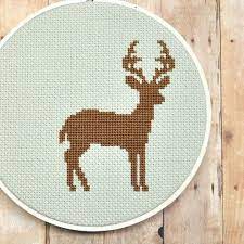 They might be of particular interest if you are looking to make an inexpensive gift for someone, a fete or stall item, or a quick and easy project. Cross Stitch Pattern Deer Cross Stitch Pattern Instant Etsy Cross Stitch Patterns Cross Stitch Animals Cross Stitch