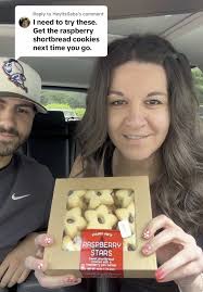 Trader Joes Raspberry Star Cookies