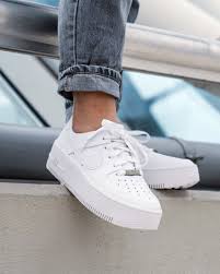 All Black Air Forces Outfit Nike Air Drive 1 Sage Low White Sneakers In 2020 White Nike Shoes Nike Air Force Outfit Nike Shoes Air Force