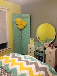 Gray And Yellow Girls Room Yellow Girls Room Turquoise Girls Rooms Children Room Girl