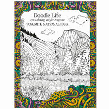 Yosemite National Park Apparel Zen Colors Coloring Books Yosemite