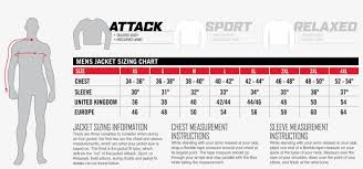 Icon Attack Fit Jacket Sizing Guide Icon Jacket Sizing