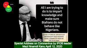 Why is nnamdi kanu an advocate of passive resistance? Voice Of Nnamdi Kanu