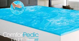 Comforpedic Loft From Beautyrest 1 Gel Memory Foam Mattress Topper Memory Foam Mattress Gel Mattress Memory Foam Mattress Topper