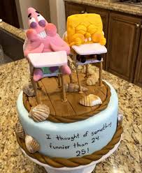 I have seen tons of 'Funnier than 24, 25' cakes, but this one has to be the  greatest of all : r/spongebob