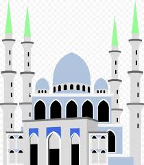 Gambar untuk mewarnai rumah #2. Islamic Mosque Masjid Islam Vector Illustration Citypng