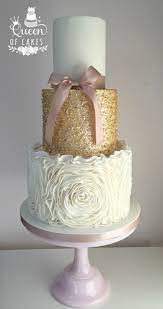 Wedding Cake Gallery 1 Ruffle Wedding Cake Gold Wedding Cake Cake