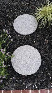 Silver Grey Granite Round Stepping Stones These Are 40cm Diameter With A Textured Non Slip Surface Garden Stepping Stones Round Stepping Stones Garden Stones
