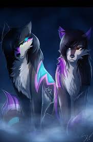 Two Evil Sisters Anime Wolf Drawing Furry Art Anime Wolf Girl