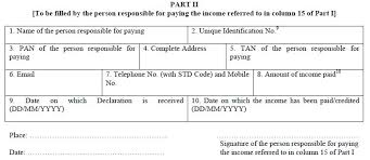 How To Fill New Form 15g Or New Form No 15h