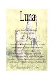 Firstnamestore Com Luna Means Moon Or Satellite Luna Name Meaning Names With Meaning Female Names