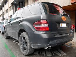 Mercedes Benz Ml W164 Couleur Noir Mat All Andorra