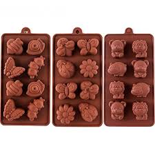 Staruby Silicone Molds Nonstick Chocolate Candy Moldsoap Moldssilicone Baking Mold Making Kit Set Of 3 Fo Silicone Molds Baking Cake Molds Silicone Candy Molds