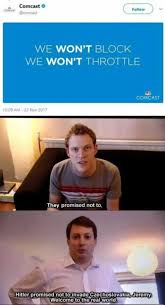 dopl3r.com - Memes - Comcast . Follow comcast WE WONT BLOCK WE ...