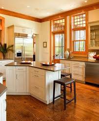 white kitchen wood trim oak trim