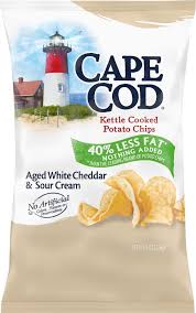 Cape cod less fat aged white cheddar & sour cream potato chips contain no hydrogenated oils and no artificial colors, flavors or preservatives. Cape Cod White Cheddar And Sour Cream Promotions