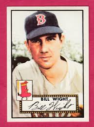 1952 Topps Reprint # 177 Bill Wright